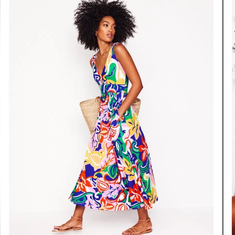 BODEN Olympia Jersey Maxi Dress - 14L